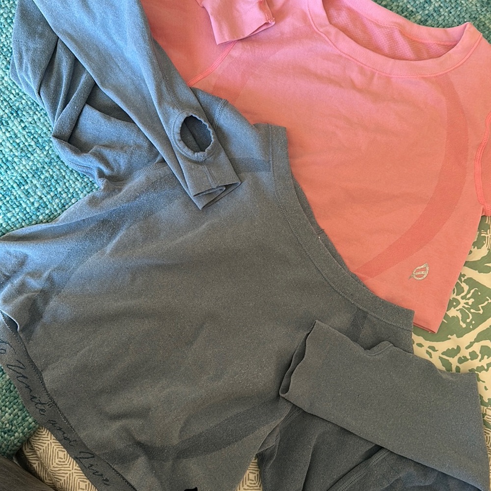 P’tula Active Long Sleeve Workout Top Bundle